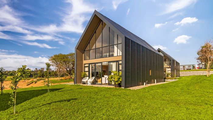 Eco-friendly house for sale in Nooitgedacht with solar, borehole, and Montessori school.