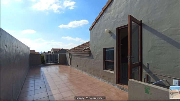 2-Bedroom Apartment For Sale in Lonehill with balconies, rooftop terrace, and amenities.