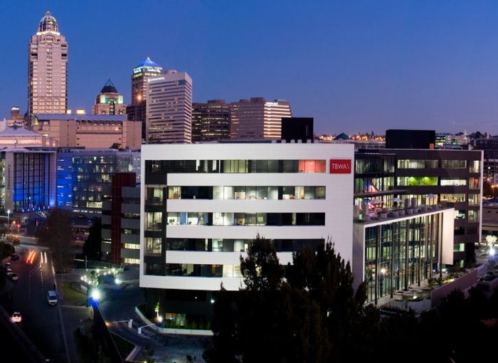 To Rent: Commercial office in Sandown with kitchen, backup power, and fibre internet.