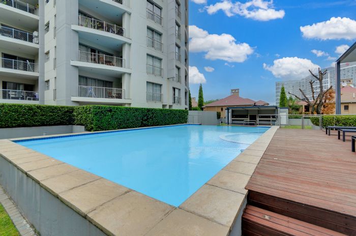 2-Bedroom Apartment To Rent in Morningside with pool, security, and skyline views.