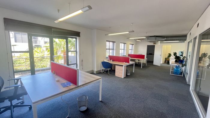 Commercial office to rent in Century City with balconies, boardroom, and solar power.