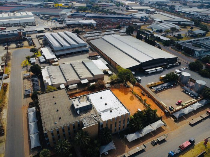 Industrial Property For Sale in Isando: 14,718m² with solar power and multiple access points.