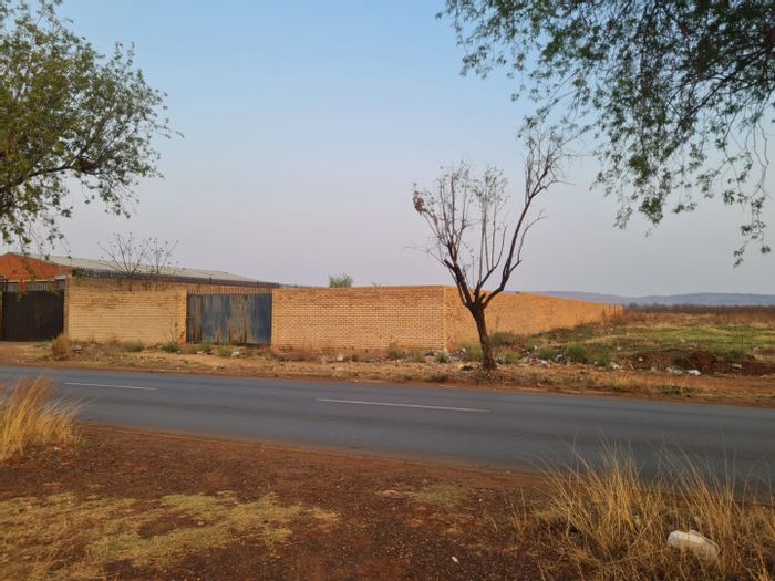 Vacant Land Residential For Sale in Lenasia Ext 11, walled, zoned commercial/warehousing.