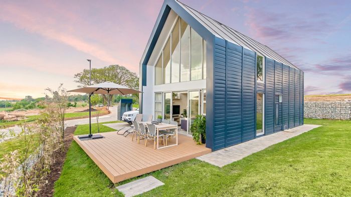 Eco-friendly house for sale in Lanseria with solar power and borehole water.