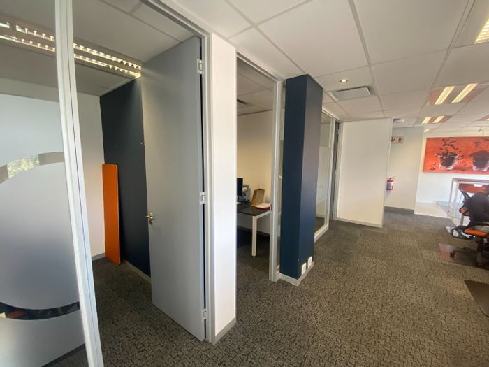 Commercial Office To Rent in Century City with balconies, parking, and green features.