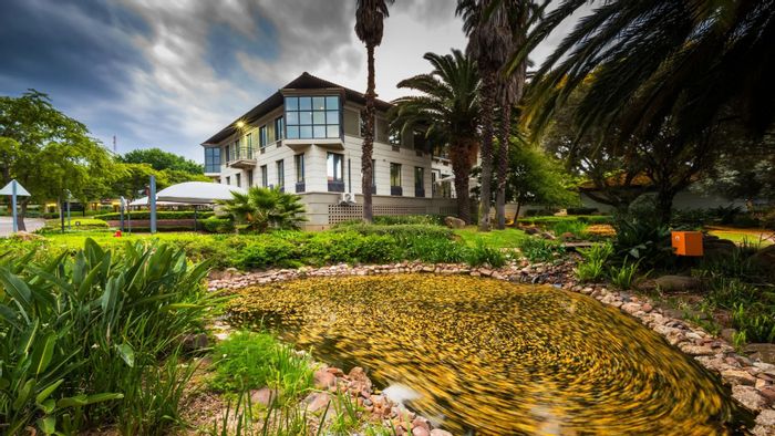 Commercial space to rent in Sandown, featuring refurbished buildings and ample parking.