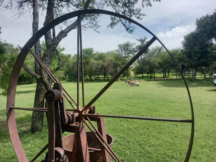 For Sale: 63.74 Hectares Farm in Dinokeng Game Reserve with extensive infrastructure and water resources.