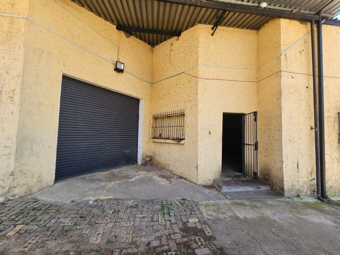 Industrial storage unit to rent in Pretoria West with secure access and utilities.