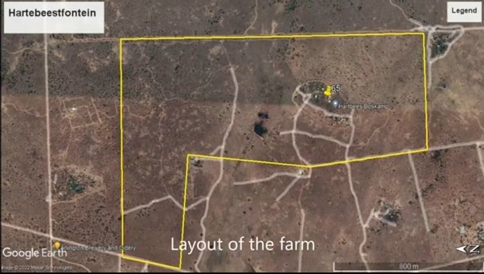 Farm for Sale in Dinokeng Game Reserve: 128 hectares, dam, bird hide, multiple camps.