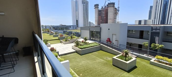 3-Bedroom Apartment To Rent in Umhlanga Central with Pool, Security, and Parking.