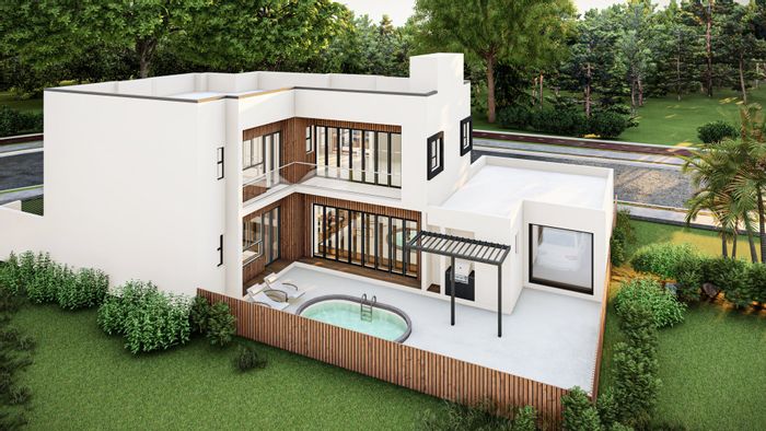 For Sale: Versatile 6-bedroom house in Sandown with pool, dual kitchens, and rooftop terrace.