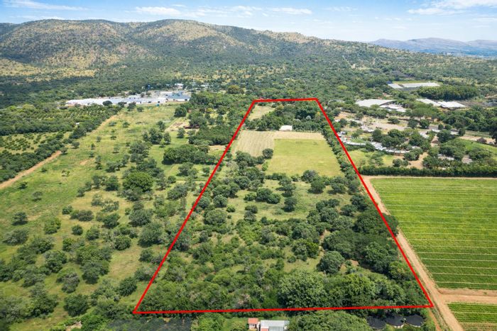 For Sale: 6.1-hectare farm in Zandfontein AH with business rights, flatlet, and workshop.