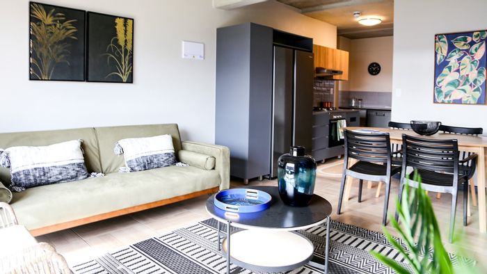 Bahari Lifestyle Apartments: Secure living with free internet, gym, and solar backup. To Rent in Somerset West Central.