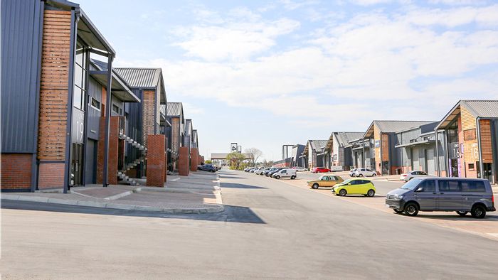 Commercial spaces for rent in Riversands: offices, showrooms, warehousing available.