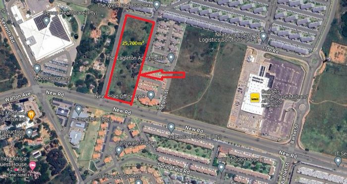 Vacant Land Residential For Sale in Carlswald, fully serviced with special zoning.