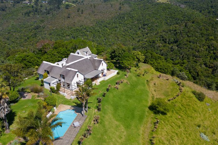 Plettenberg Bay Rural Farm For Sale: 74HA estate with home, cottage, pool, and views.