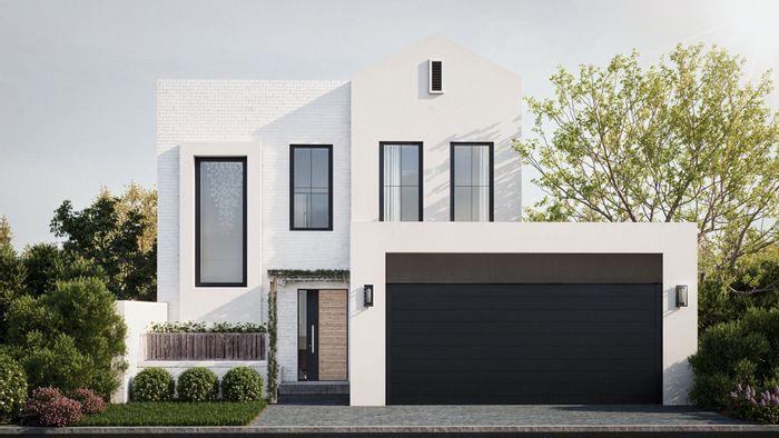 For Sale: House in Sandown with open-plan living, modern kitchen, and outdoor braai.