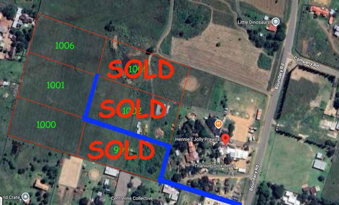 Vacant Land Residential in Knoppieslaagte For Sale – Agricultural zoning, flexible purchase options.