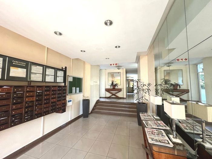 For Sale: 2-Bedroom Apartment in Parktown with balcony, parking, and 24-hour security.