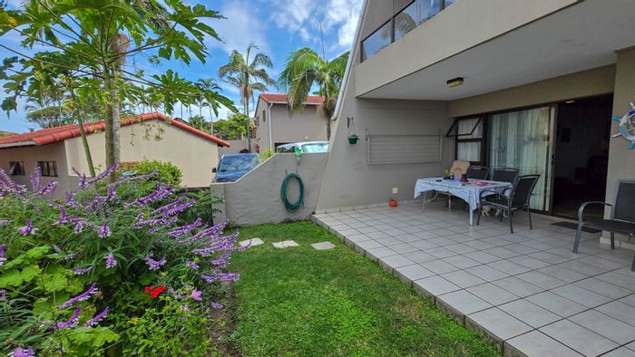 For Sale: Apartment in Uvongo Beach with pool, garage, and pet-friendly garden.