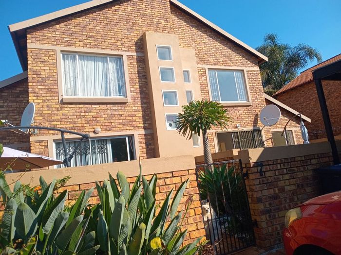 3-Bedroom Apartment To Rent in Heuwelsig Estate with garden and secure access.