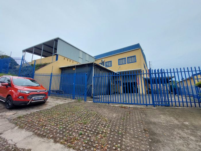 Industrial property for sale in Queensmead Industria with ample parking and expansion space.