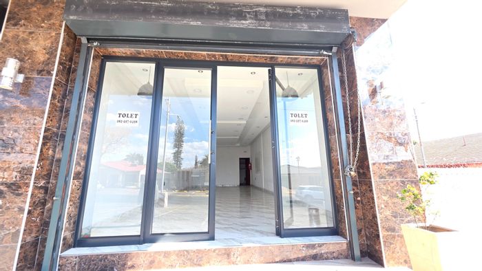Commercial space to rent in Laudium: prepaid utilities, ample parking, 24/7 security.