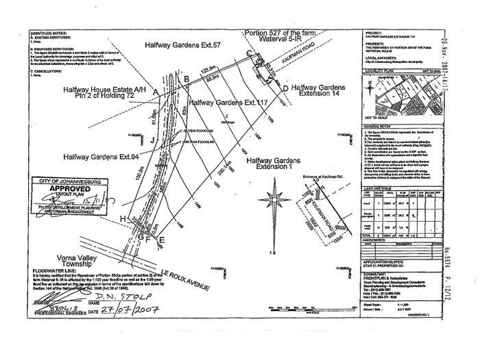 For Sale: Halfway Gardens Farm, 1.73 Ha development site near Mall of Africa.