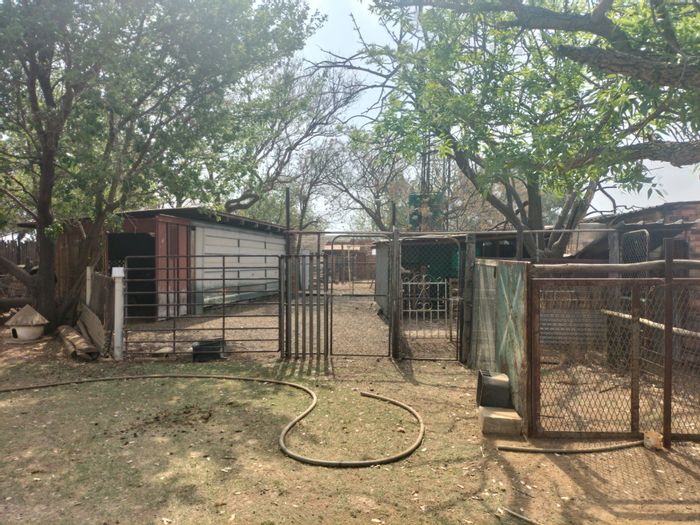 Klerksdorp AH small holding for sale: 3-bedroom house, 2 flatlets, rental income.