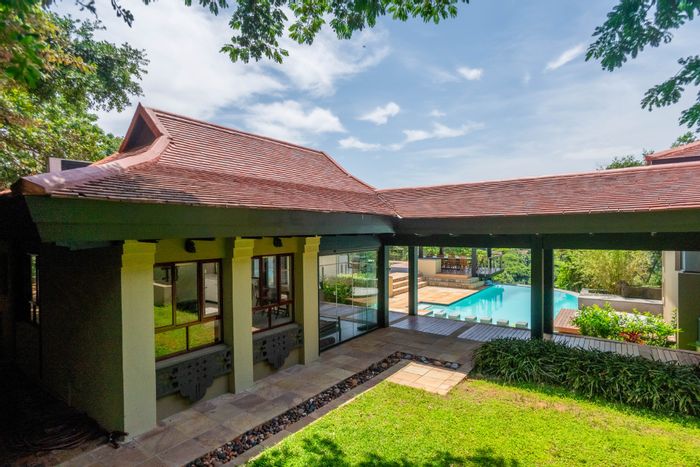 Zimbali House For Sale: Five en-suite bedrooms, pool, guest house, golf views.