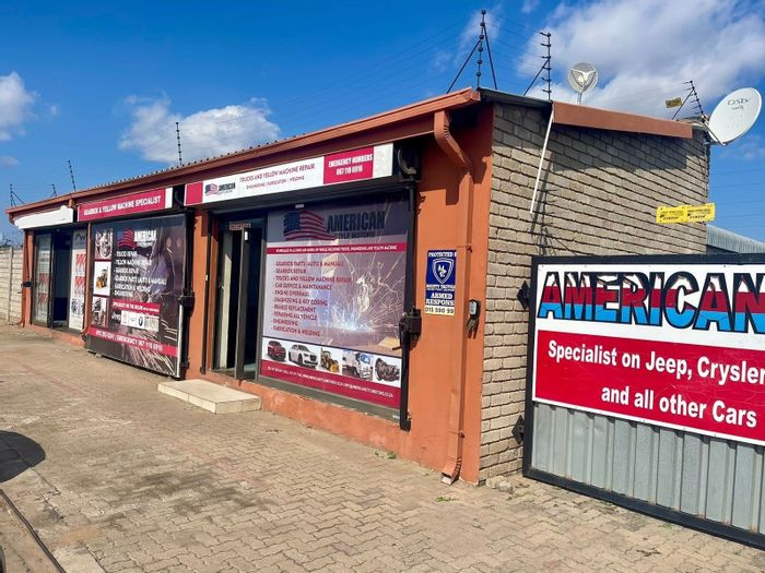 Ladine Retail For Sale: 55m² showroom, 480m² workshop, ample facilities, prime location.