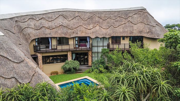 Phezulu House For Sale: Wildlife views, gym, entertainment areas, secure estate living.