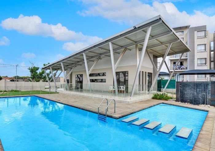 For Sale: 2-bed apartment in Broadacres with pool, gym, and clubhouse amenities.