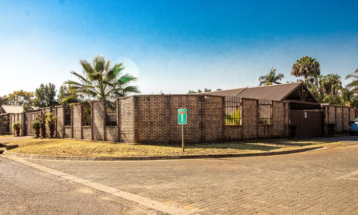 Duet for Sale in Doornpoort: Dual entrances, pool, braai area, and security features.