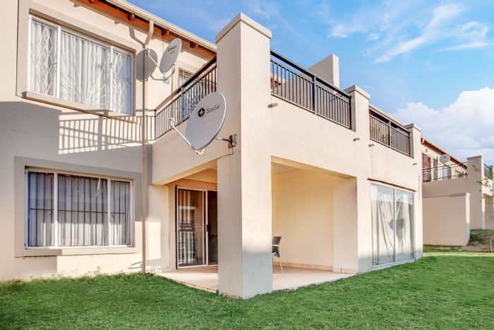 Ground floor apartment in Zandspruit with garden, security, and parking. For Sale.