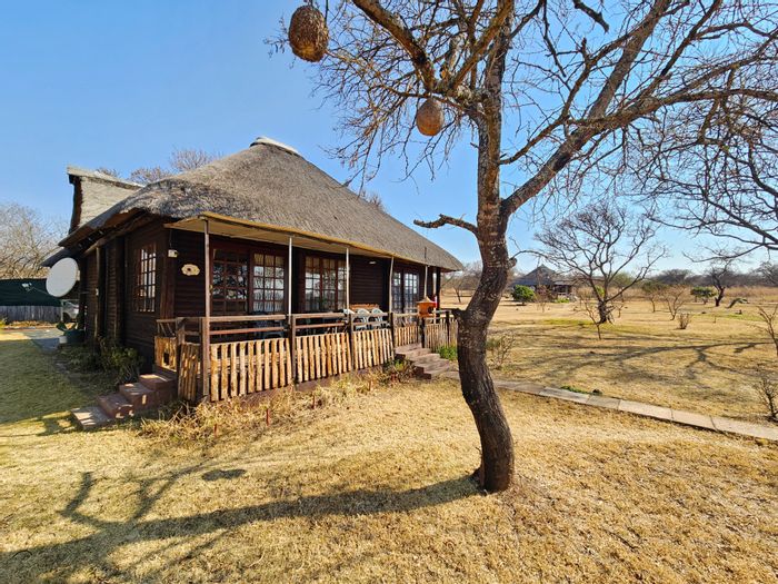 Lydenburg Rural Small Holding For Sale: Guest chalets, dam, and self-sufficient amenities.