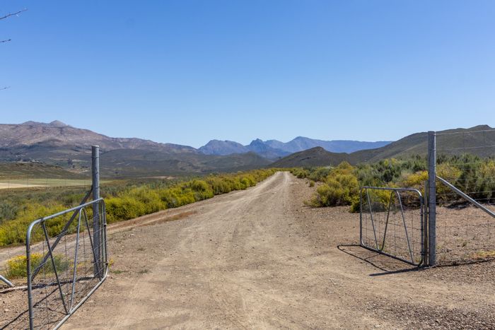 Montagu Rural Farm For Sale: Off-grid, self-sufficient, spacious dwelling, ample livestock facilities.