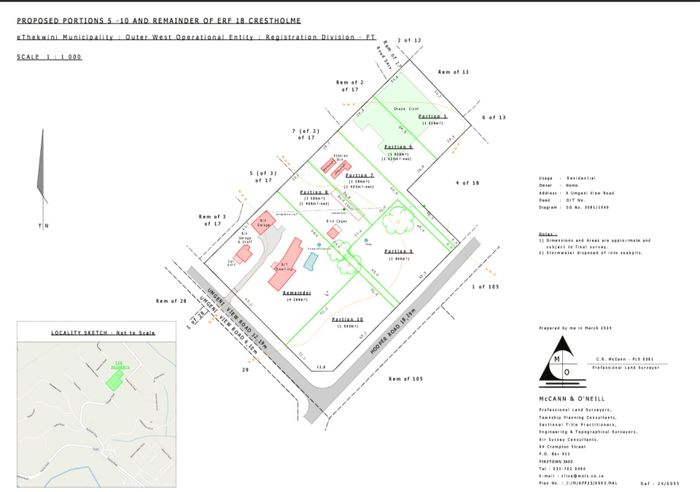 Crestholme Vacant Land Residential For Sale: 1584sqm, prime location, build your dream home.