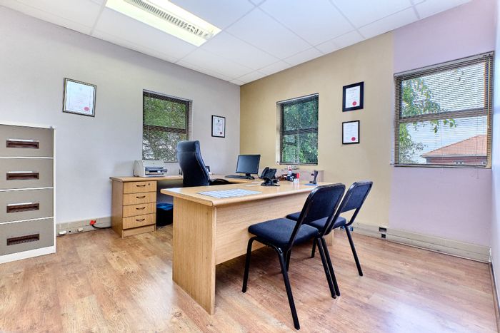 For Sale: Office in Weltevreden Park with multiple offices, parking, and security.
