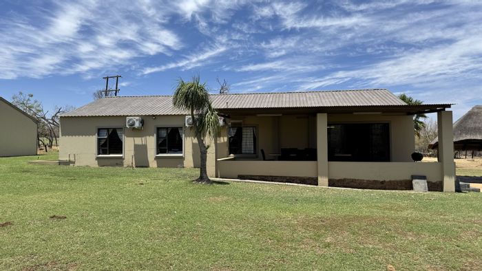 Farm for Sale in Vaalwater Central: Eco-tourism, hunting, guest facilities, and water resources.