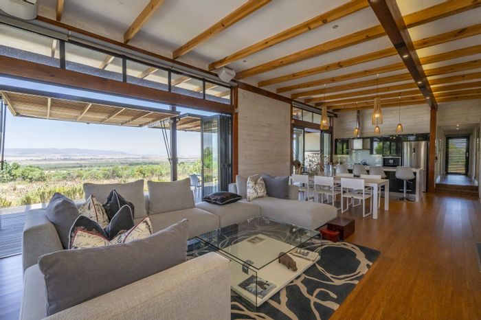 Eco-friendly farm for sale in Malmesbury Rural with pool, garden, and security.