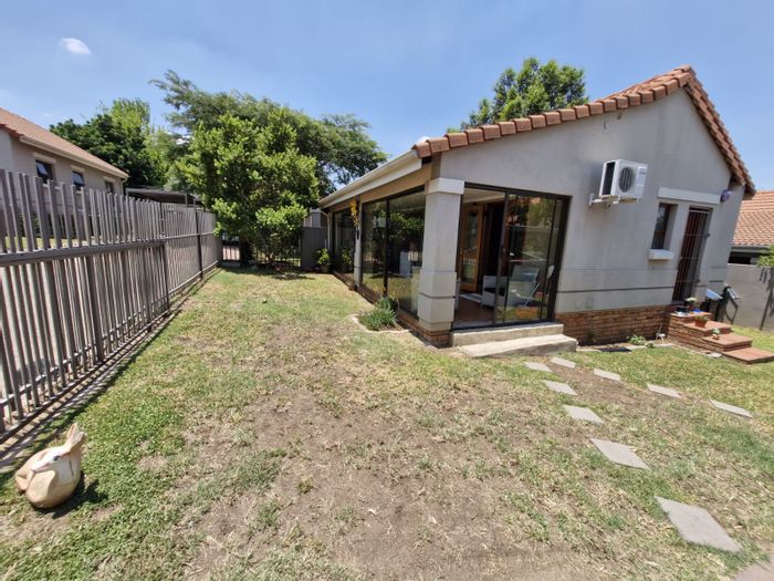 For Sale: Fourways Townhouse with garden, clubhouse, pool, and pet-friendly policy.