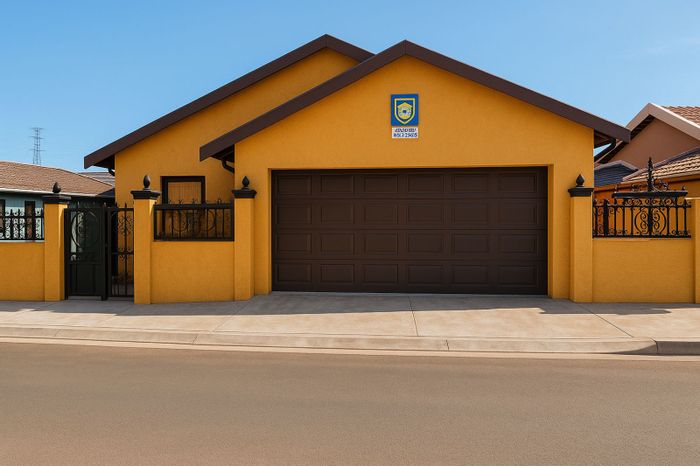 Kwadwesi House For Sale: 3 bedrooms, double garage, built-in braai, secure living.