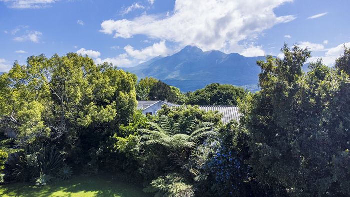 Bergsig House For Sale: Family home with flatlet, pool, gym, and mountain views.