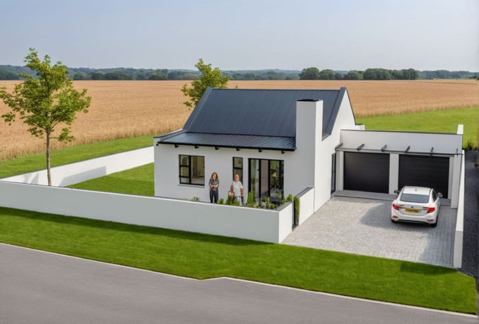 Grabouw Central House For Sale: Two Bedrooms, Pet Friendly, Solar Panels, Secure Living.