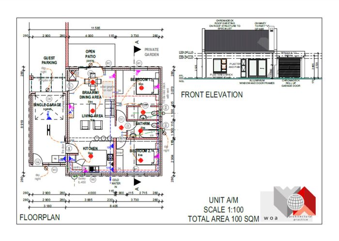 For Sale: House in Grabouw Central with garages, solar panels, and secure living.