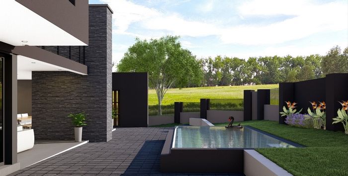 For Sale: Modern House in The Hills Game Reserve Estate with Pool, Boma, and Wildlife Views.