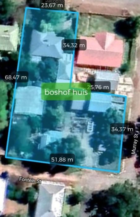 Boshof Central House For Sale: 4 bedrooms, greenhouse, borehole, flatlet, and workshop.