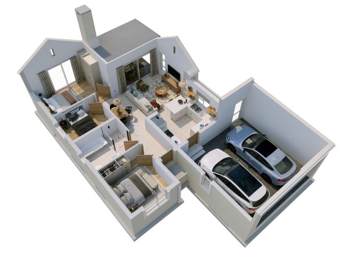 Klipfontein AH House For Sale: 3 bedrooms, eco-friendly, resort-style amenities, secure estate.