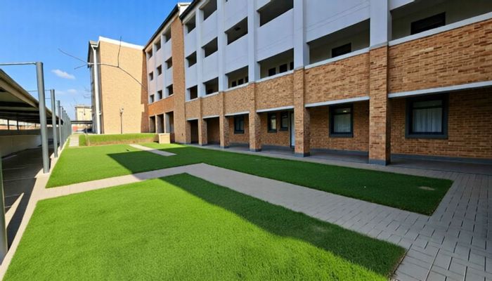 For Sale: Apartment in Riverside View Ext 69 with security, braai area, and kids' play area.
